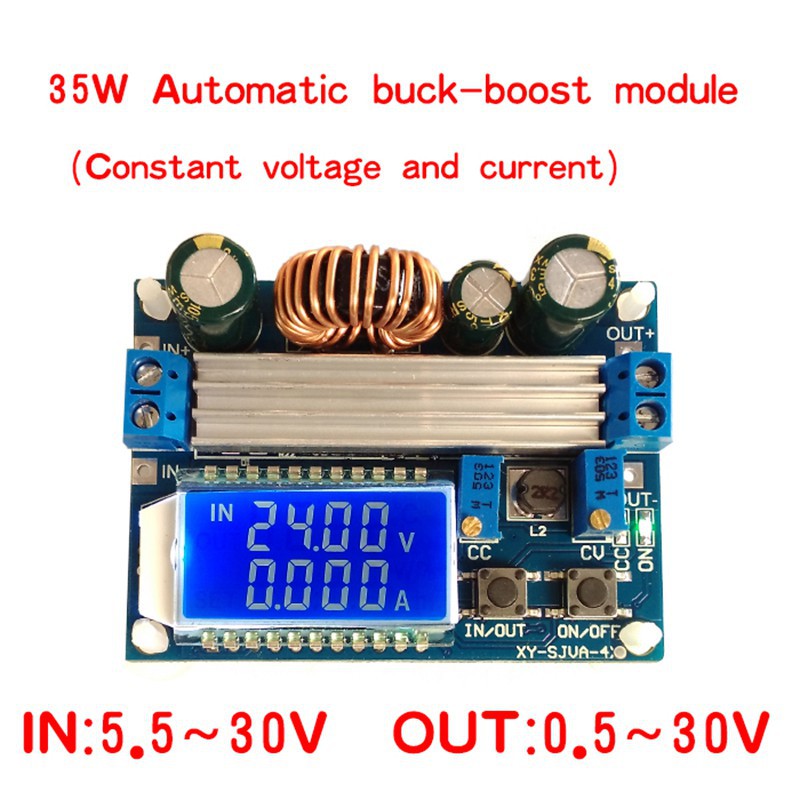 Mạch tăng giảm điện áp 30V 4A LCD