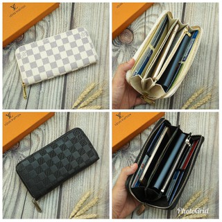 🔥Rẻ Vô Địch🔥 Bộ 4 ví cầm tay caro siêu chất bảo hành 12 tháng- ví dài, ví ngắn, bóp dài, bóp ngắn