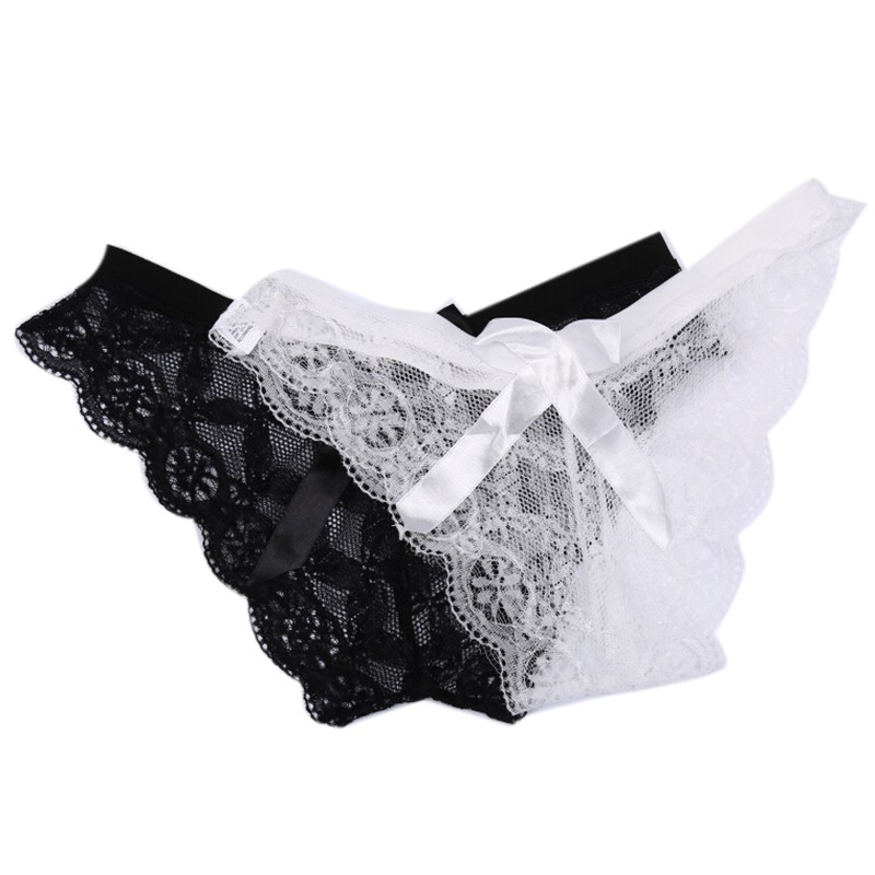 FAVN bless Women Lingerie G String Lace Underwear Femal Sexy T-back Thong Sheer Panti glory | BigBuy360 - bigbuy360.vn
