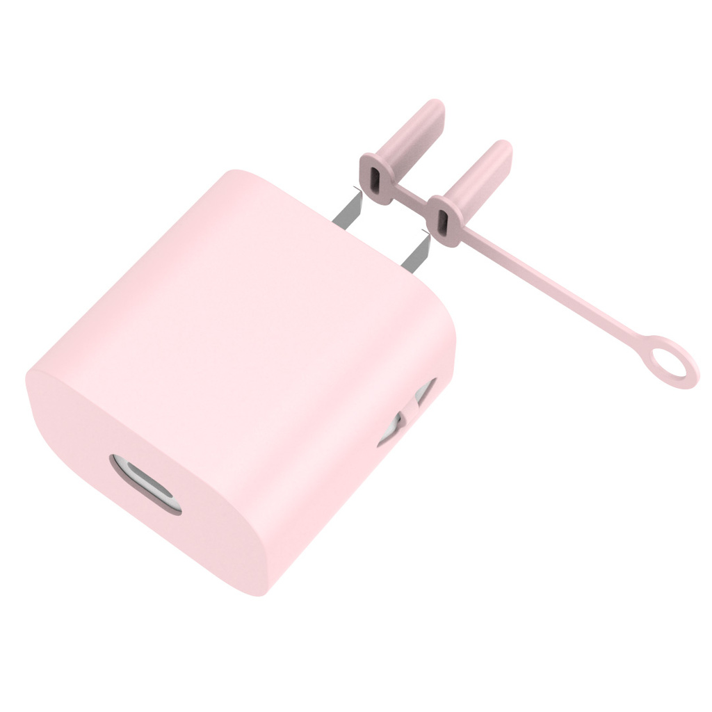 Ốp silicon mềm bảo vệ đầu sạc compatible for iphone 18W/20W