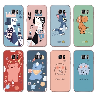 Ốp điện thoại silicon mềm TPU hình hoạt hình dành cho Samsung Galaxy S8 Plus/ Note 4 5 3 2 N7100 N9000