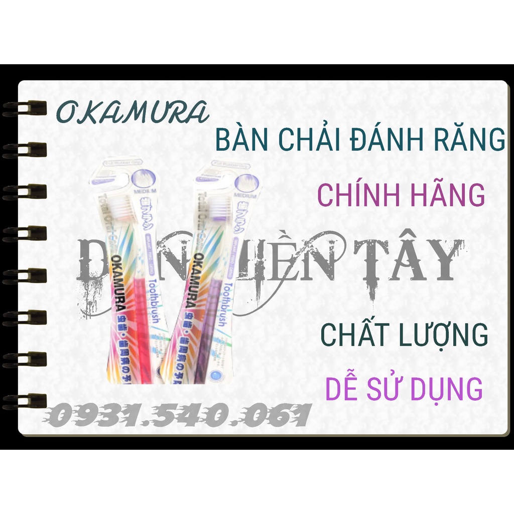 BÀN CHẢI ĐÁNH RĂNG NIỀNG RĂNG OKAMURA DX 8 CẠNH SIÊU MỀM