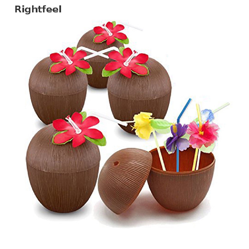 Rightfeel Ly Uống Nước Trái Dứa Dừa Hawaiian Mùa Hè Trang Trí Cho Bữa Tiệc Nhiệt Đới