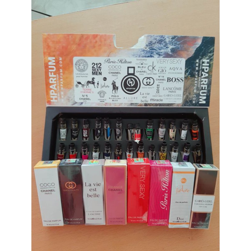 Bộ test Mini Hparfum 26 mùi | Thế Giới Skin Care