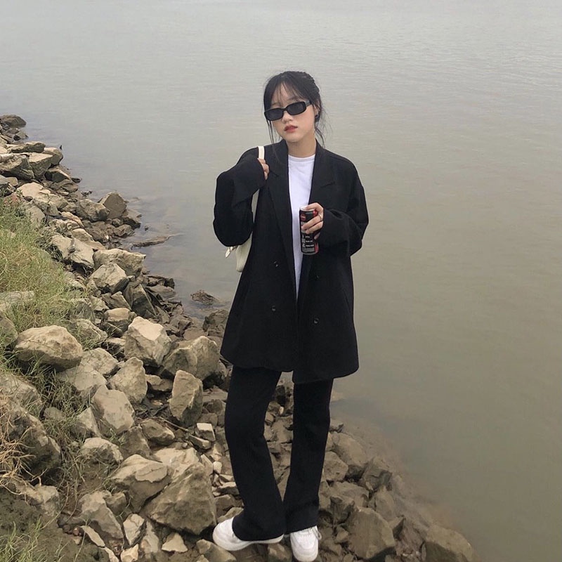 Áo Blazer- Áo Vest Trơn Chất Vải Tuyết Mưa Phom Đẹp M5574-Violet