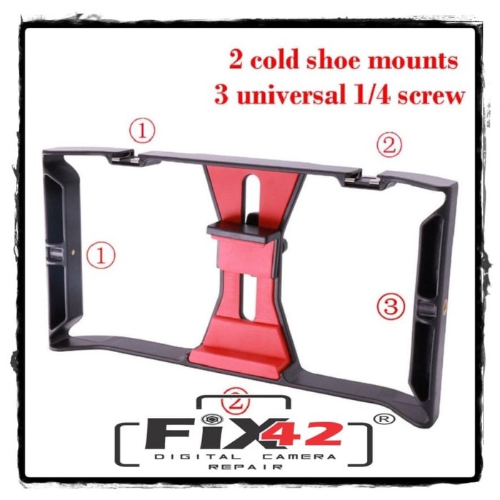 Tay cầm chống rung chữ U lên tới 7 inch cho điện thoại thông minh ổn định tốt nhất - ổn định | BigBuy360 - bigbuy360.vn