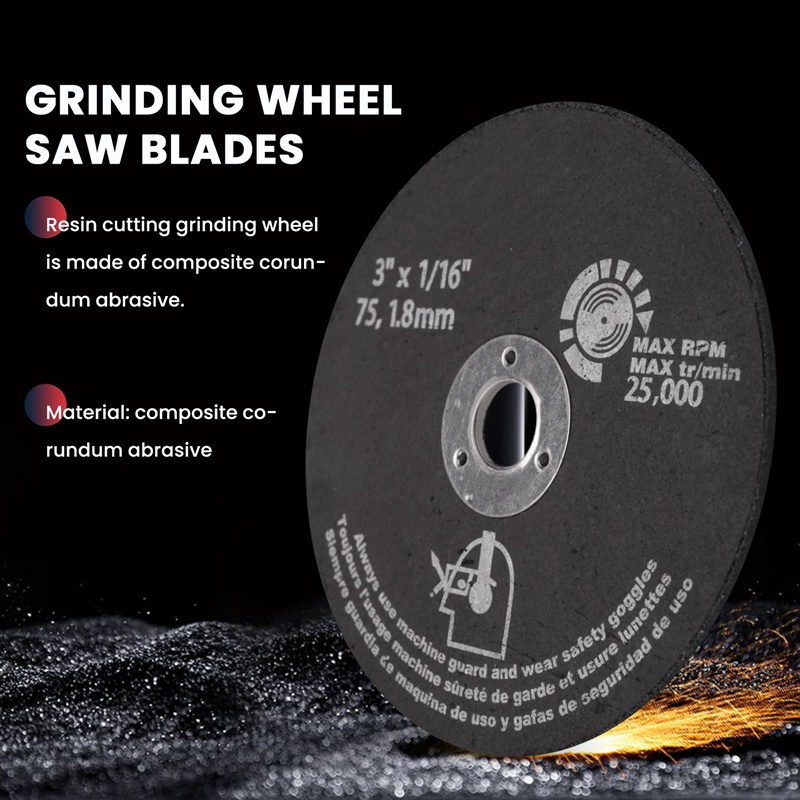 Set 15 Lưỡi Cưa Tròn 3inch 75mm Chuyên Dụng Cho Máy Cắt Kim Loại 75X1.6X10mm