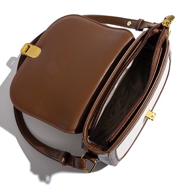 Túi da nữ họa tiết hình thoi đeo hai kiểu , dây dễ điều chỉnh, hàng quảng châu loại 1 SL56