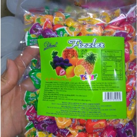 Kẹo trái cây fizzler 1kg ( hàng nhập)