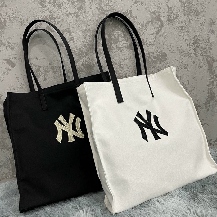 Túi chợ MLB NY LOGO TOTE BAG - Cam kết hàng xuất xịn 100%