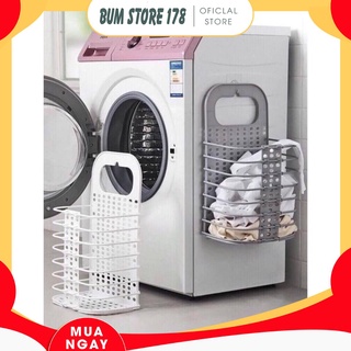 Kệ Treo Cạnh Máy Giặt Đựng Đồ Quần Áo Tiện Dụng