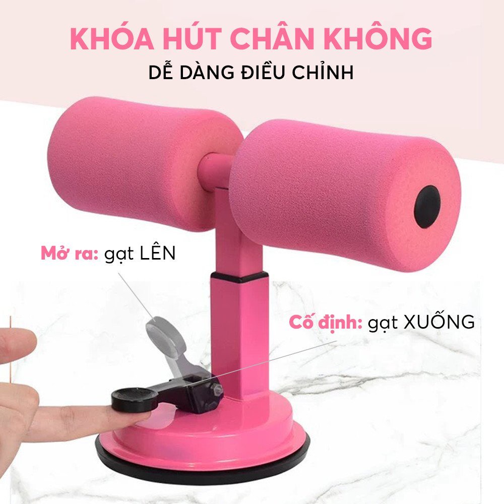 Dụng cụ tập cơ bụng có đế hít chân không G01 dụng cụ đa năng tại nhà phiên bản cao cấp GrownTech