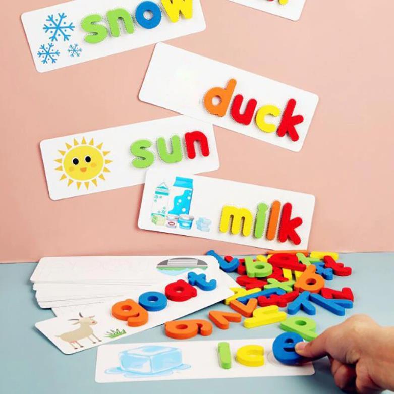 Đồ chơi ghép vần tiếng anh Spelling Game giúp bé học tiếng anh