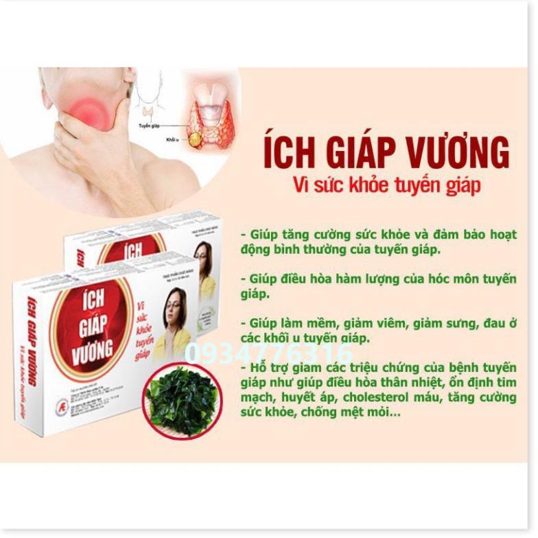 ✅ Ích giáp vương tăng cường sức khỏe tuyến Giáp ( Mua 6 hộp tặng 1 hộp )