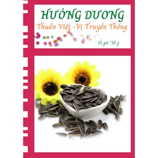 Hướng Dương Thuần Việt vị truyền thống (không tẩm vị), bịch 15 túi tha hồ trà chanh chém gió