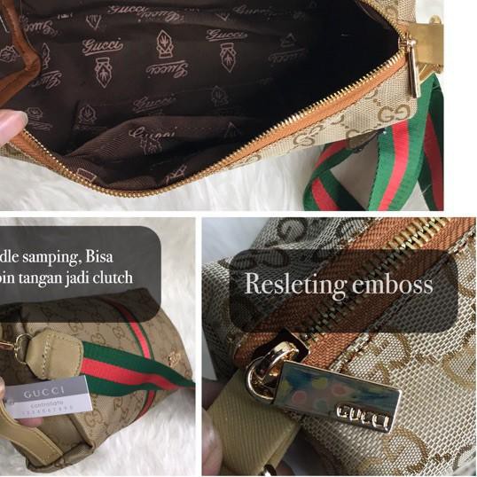 Túi Đeo Chéo Gucci Chất Liệu Canvas Thời Trang Trẻ Trung