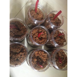 Mắm tép chưng thịt- Nhà làm