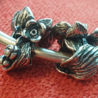 Charm bạc 925 hoa lan