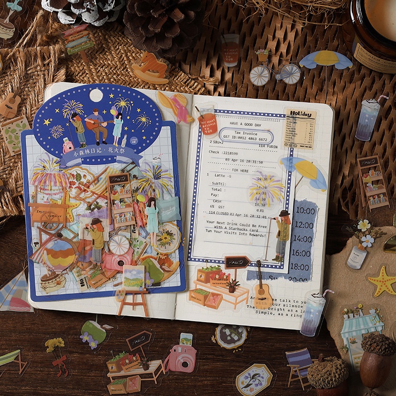 Set 100 Sticker Hình Động Vật Dễ Thương