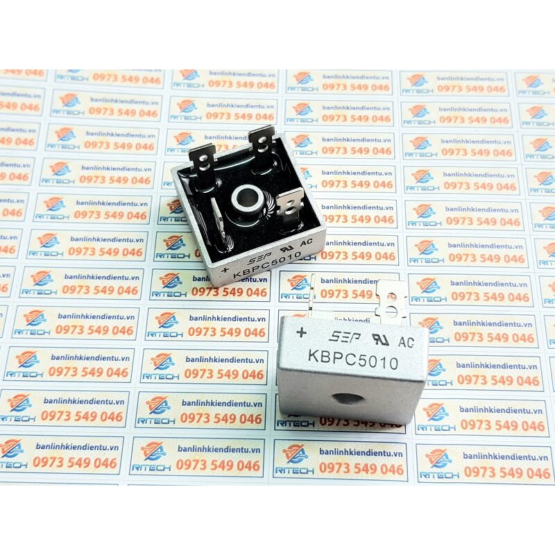 [Combo 2 chiếc] KBPC5010 Diode cầu 50A/1000V