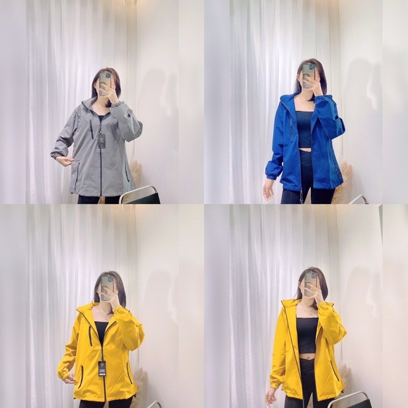 Áo gió 2 lớp tráng bạc nam nữ