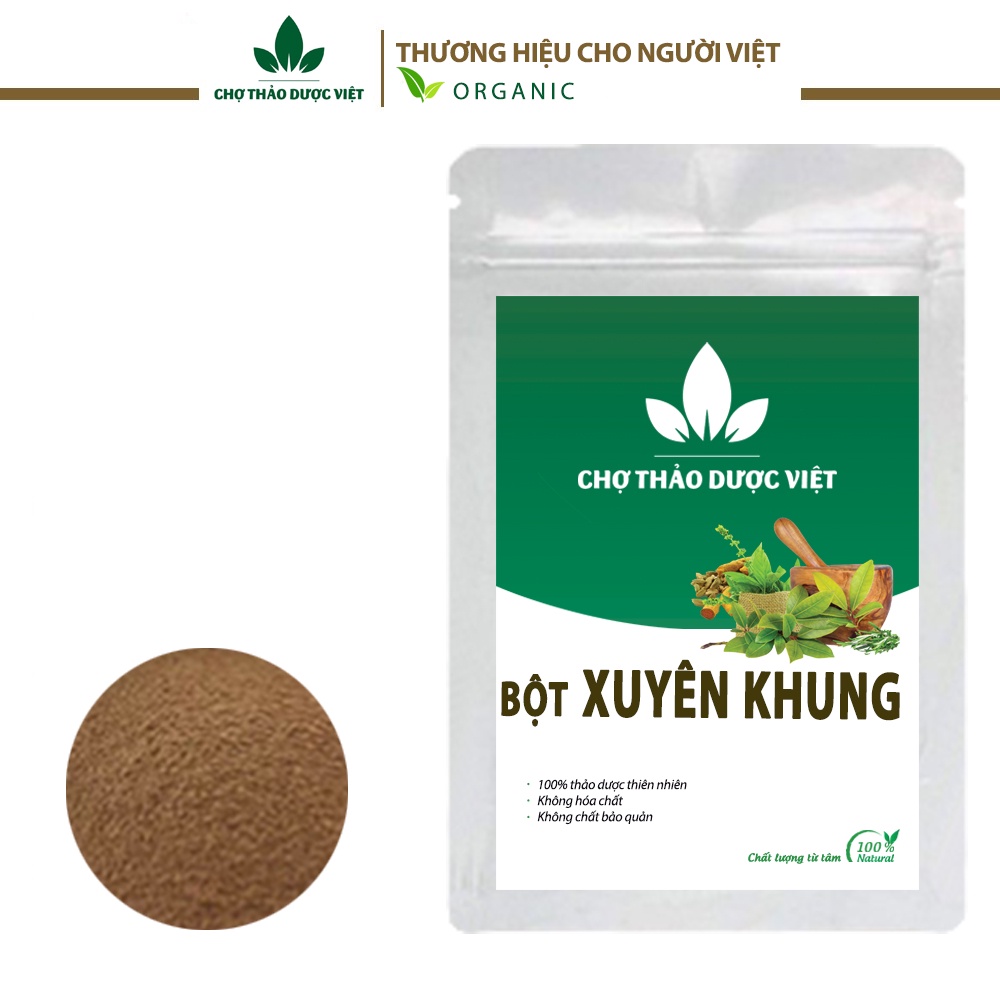 Bột xuyên khung nguyên chất 500g - Chợ Thảo Dược Việt