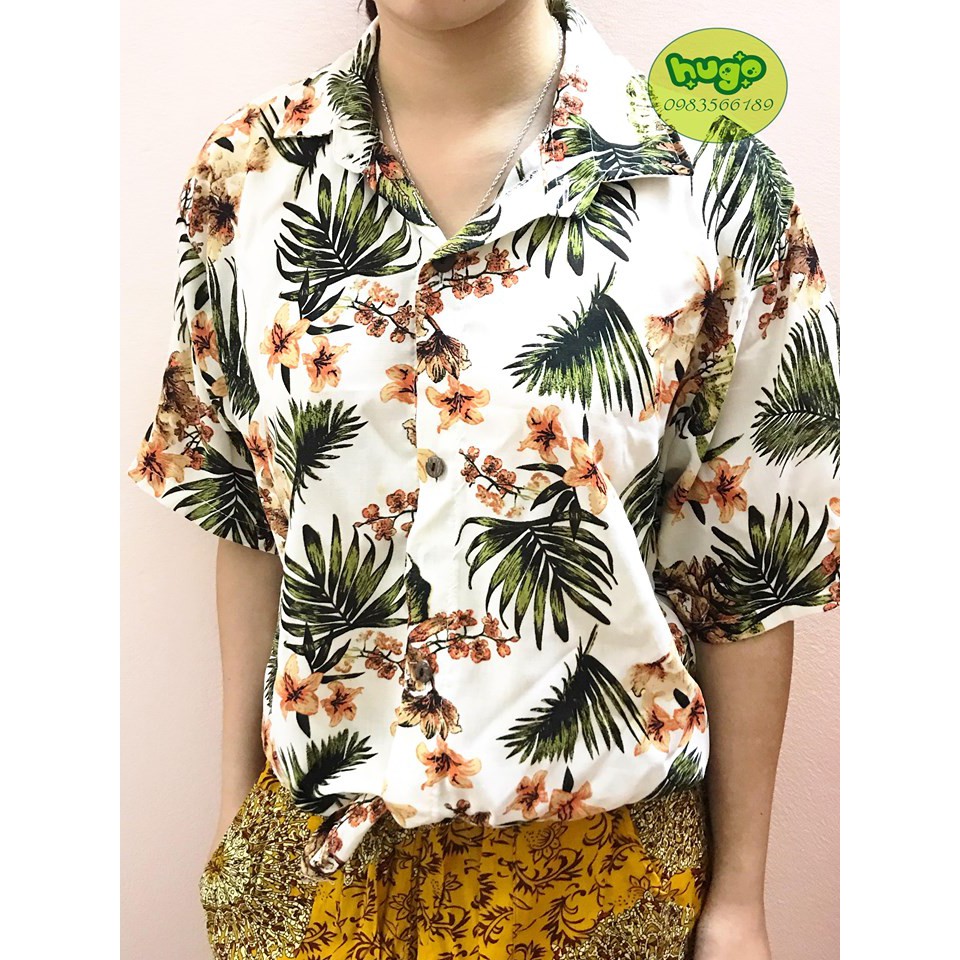Áo sơmi hoa quả-thổ cẩm đi biển hè 2019 | BigBuy360 - bigbuy360.vn