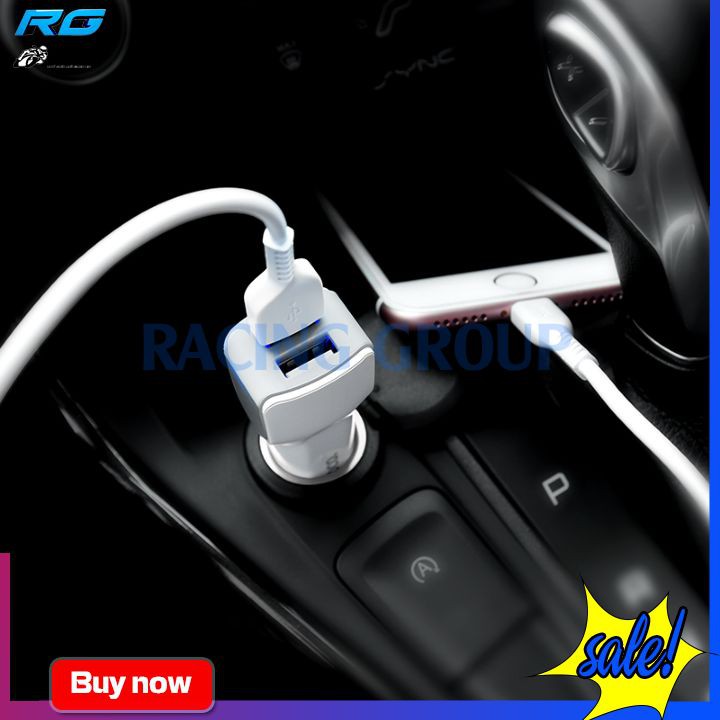 Sạc Xe Hơi Hoco Z23 2 Cổng USB 2.4A - Bảo Hành Chính Hãng 12 Tháng