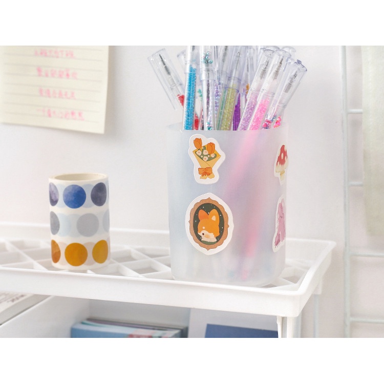 Sticker hộp 45 miếng dán - Thú Nhỏ Dễ Thương - Hộp nhãn dán trang trí sổ tay bullet journal - M463