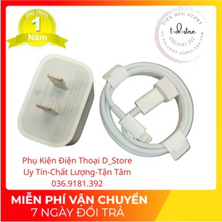 Bộ sạc nhanh iphone 20w cho iphone 8/ 8plus 11/ 11pro max 12/ 12 pro x/ xs max bảo hành 12 tháng