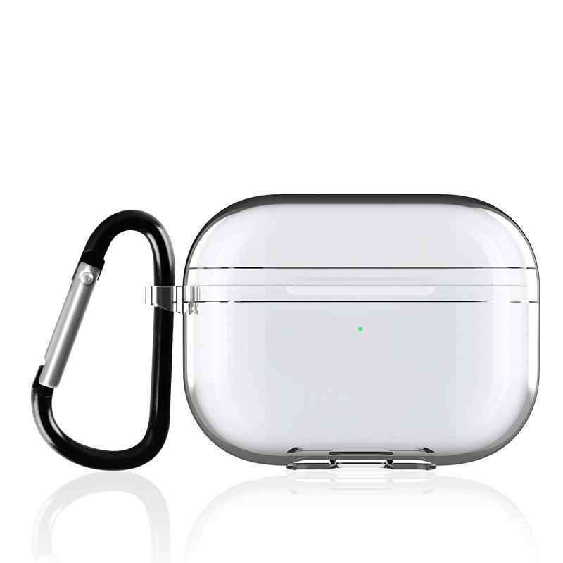 Vỏ bảo vệ hộp sạc tai nghe SPRISE trong suốt có móc khóa thích hợp cho Airpods Pro