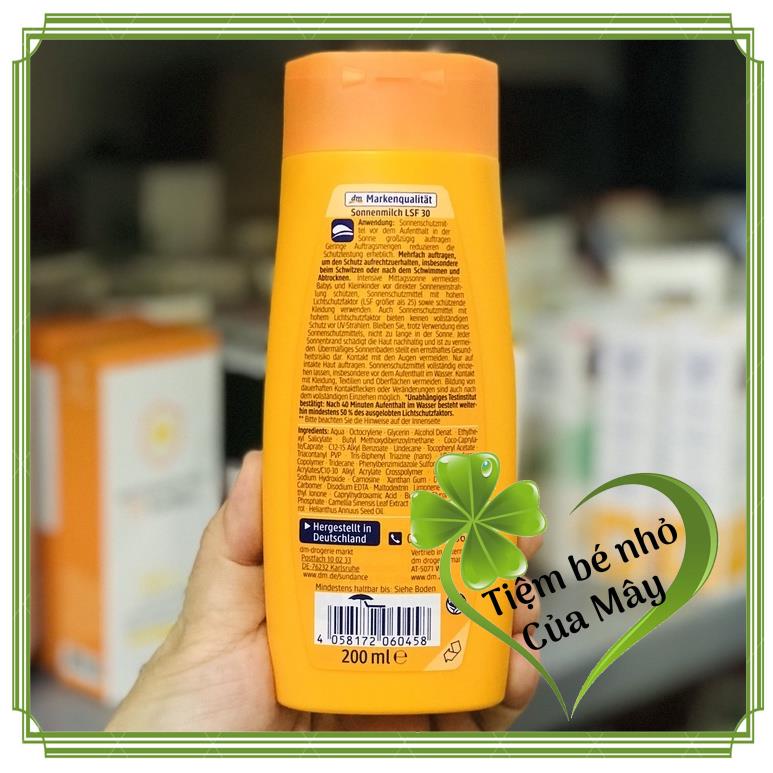 Kem chống nắng Sundance dạng chai 200ML Hàng nội địa Đức | BigBuy360 - bigbuy360.vn