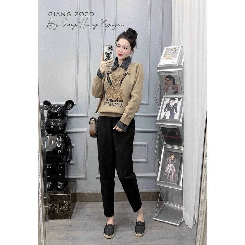 Quần baggy dạ tăm 2 ly ⭐️Quần baggy dạ nữ chất dày dặn loại 1⭐️Freeship | BigBuy360 - bigbuy360.vn