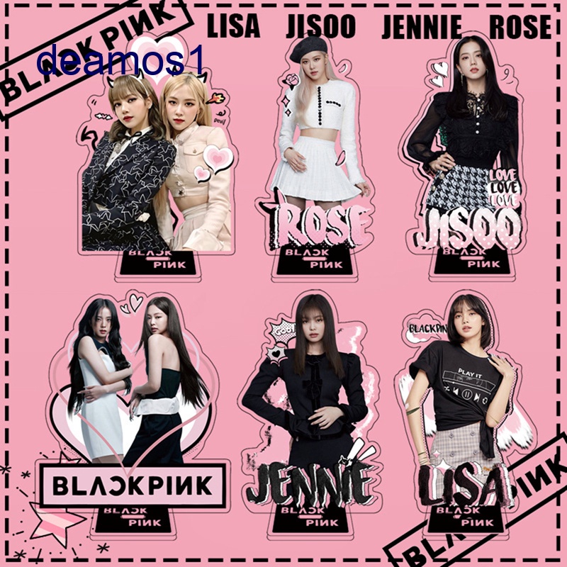 Giá đỡ trưng bày METAGIO bằng acrylic hình các thành viên trong nhóm nhạc Blackpink