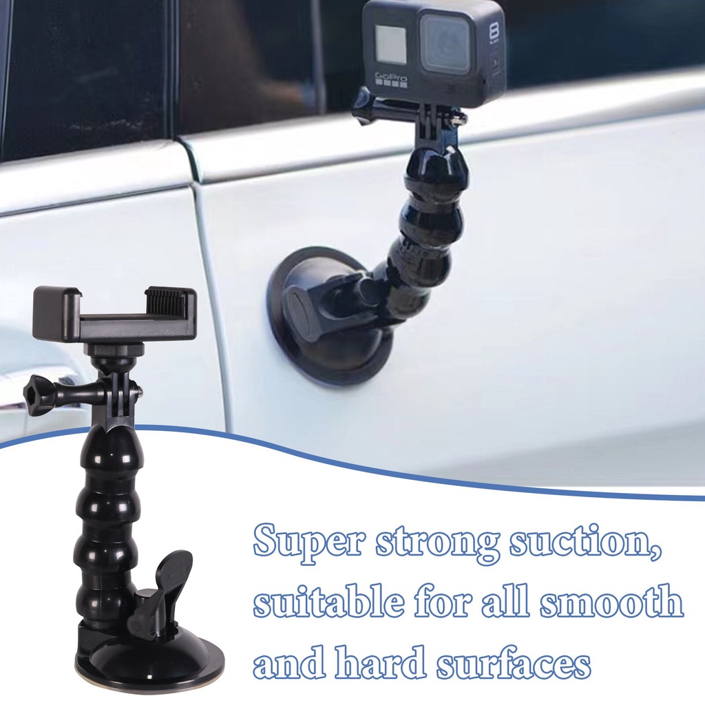 Giá Đỡ Điện Thoại Cửa Hít Kính, Gắn Điện Thoại Trên Ô Tô, Gắn Taplo Kính Kẹp Cực Kì Chắc Chắn