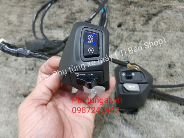 CÙM CÔNG TẮC NVX CHÍNH HÃNG GẮN EX135, NOUVO, LUVIAS, NVX..