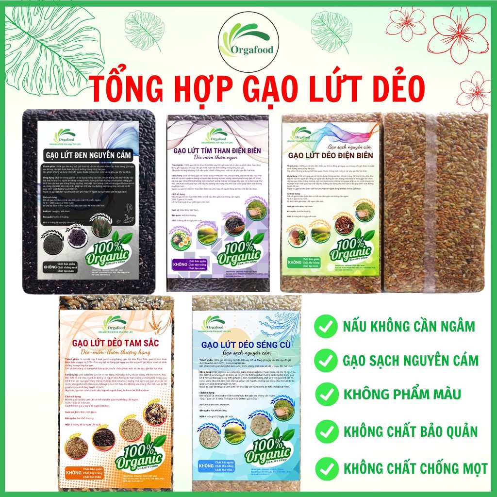 túi 1kg, nấu không cần ngâm, ăn kiêng, giảm cân, cho người tiểu đường