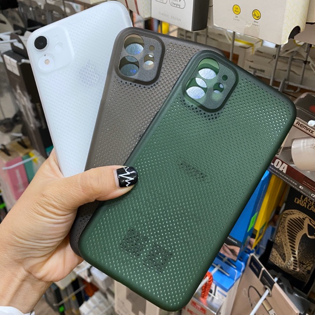 CHÍNH HÃNG REMAX TOTU Ốp LƯỚI tản nhiệt IPhone.n 11 12 / MINI PRO MAX