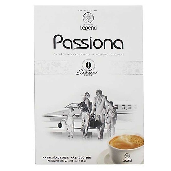 [Mã GROSALE1 giảm 8% đơn 500K] Cà phê G7 Trung Nguyên Passiona hộp 14 gói 16g