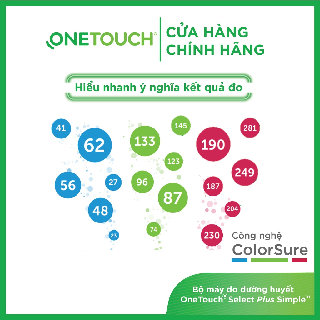 [BẢO HÀNH CHÍNH HÃNG 3 NĂM] Bộ máy đo đường huyết OneTouch Select Plus Simple