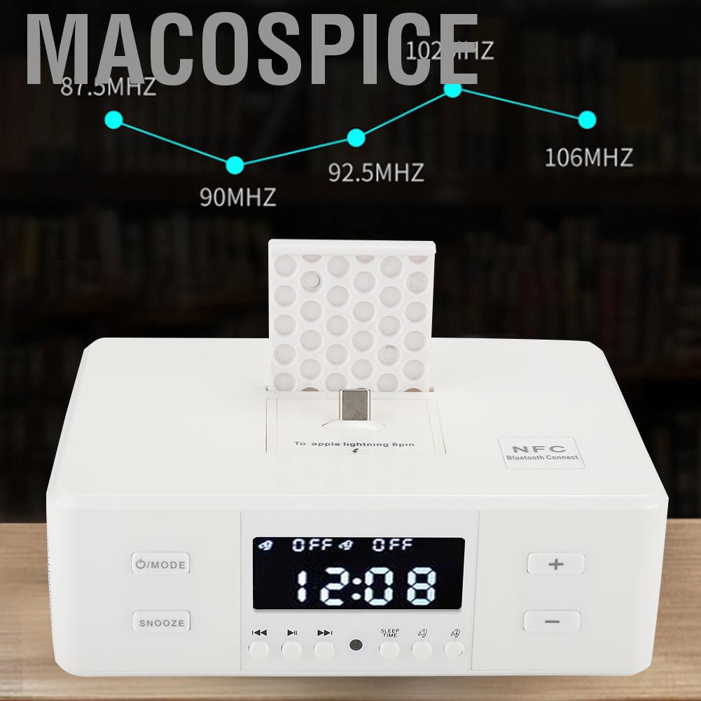 Loa Bluetooth Kiêm Đài Fm 3 Trong 1 Macospice D9 110-240v