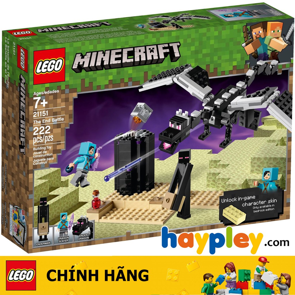 LEGO Minecraft 21151 Trận chiến ở Thế giới Tận cùng