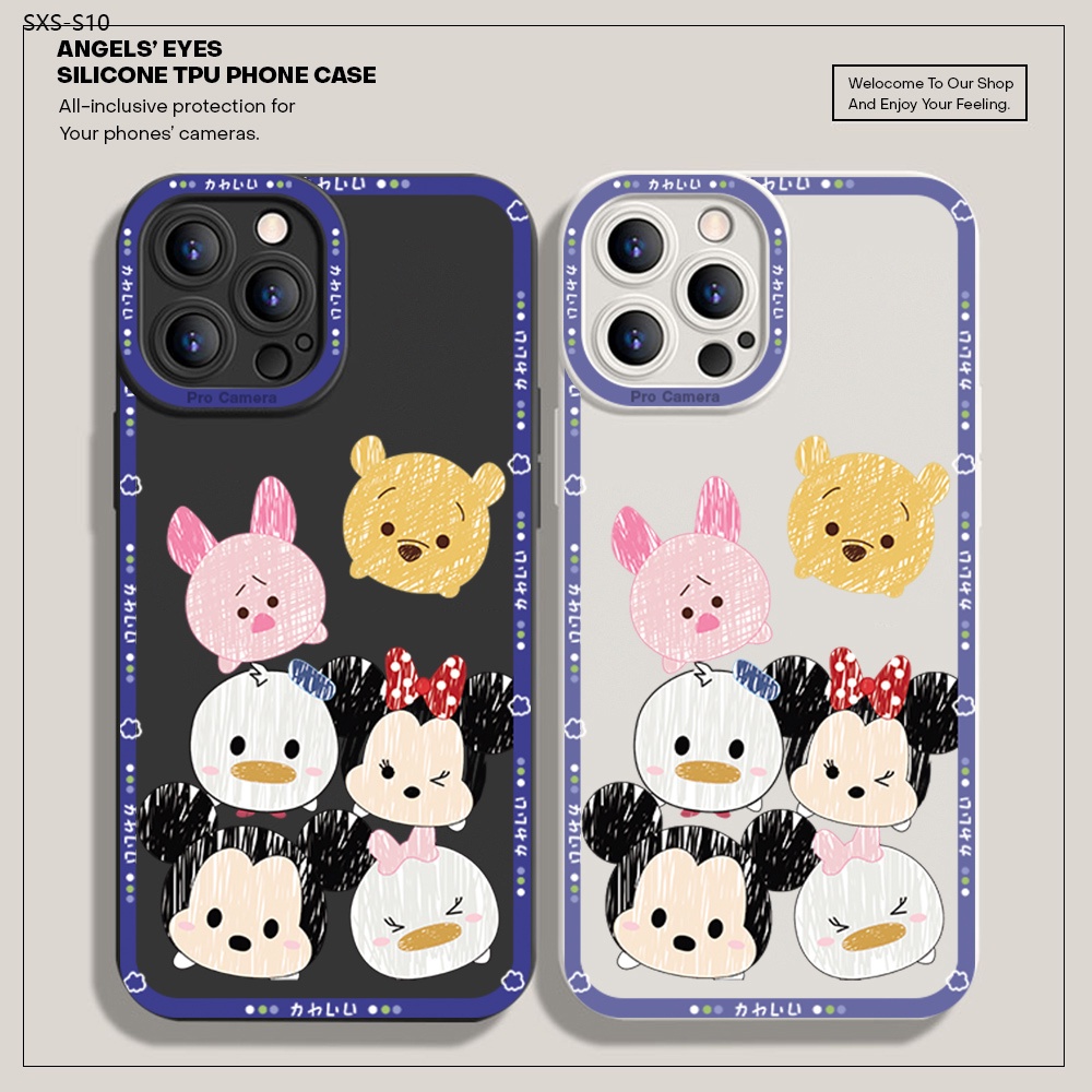 Samsung Galaxy S8 S9 S10 S10E Plus S8 + S9 + Cho Ốp lưng điện thoại In Hình Cartoon Mouse Minnie