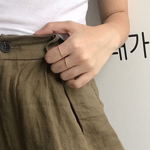 [HOT] SET NHẪN 4 CHIẾC THÉP KHÔNG GỈ THỜI TRANG CÁ TÍNH UNISEX PHONG CÁCH HÀN QUỐC 222SEN04