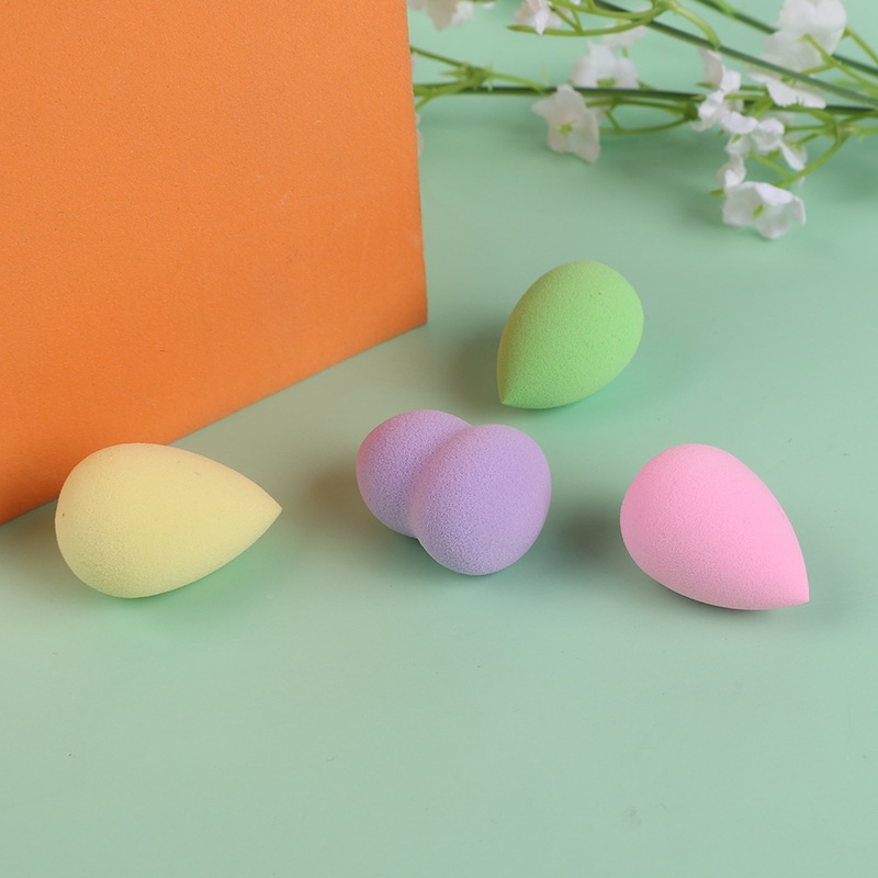 Set 4/12 Mút Trang Điểm Mềm Mại Hình Quả Trứng Màu Sắc Ngẫu Nhiên