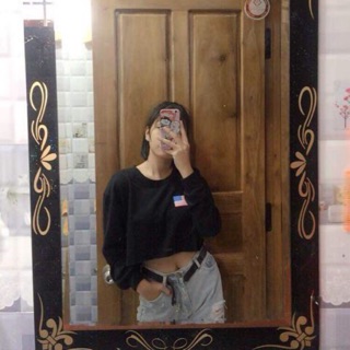 Áo croptop cờ Mỹ