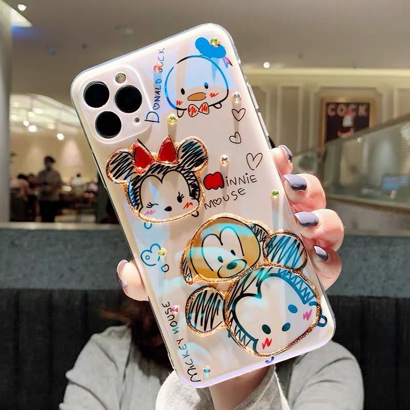 Ốp điện thoại silicon hoạt hình thích hợp cho iPhone14 ProMax 14 14Plus 14Pro 13 13Pro 13ProMax 12 12ProMAX 11 11ProMax