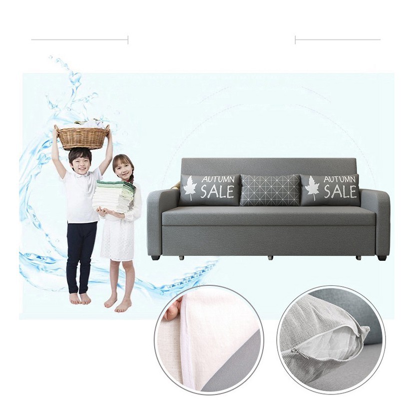 [Giảm giá thần tốc] Sofa giường đa năng, Sofa giường gấp gọn 1.6m x 1.9m có ngăn chứa đồ, giường thông minh xếp thành gh