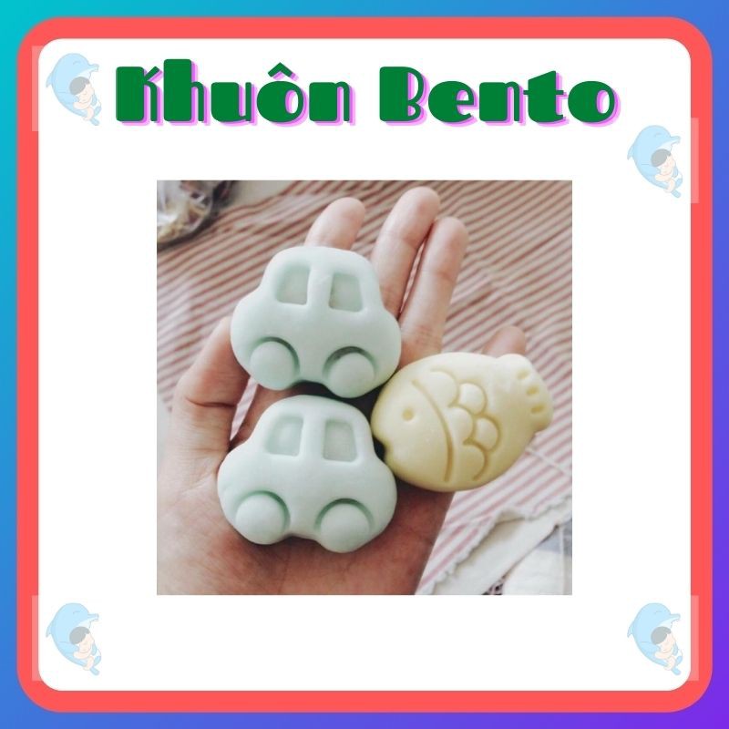 Khuôn Bento Làm Cơm, Trứng, Đậu Hũ Non Cho Bé Ăn Dặm Kiểu Nhật Hoặc BLW Giúp Bé Thích Ăn Dặm Hơn