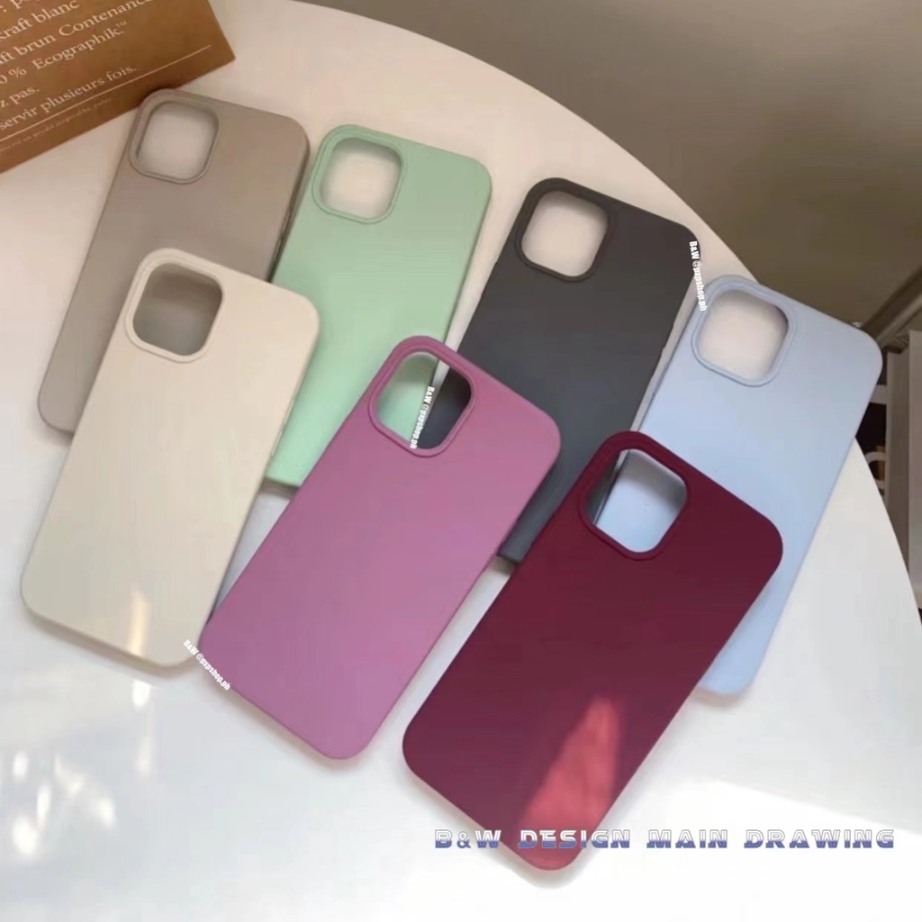 Ốp Điện Thoại Silicon Mềm Màu Kẹo Chống Sốc Chống Rơi Thời Trang Cho IPhone 13 13ProMax 12 11 Pro MAX IX XS MAX 7 8 Plus